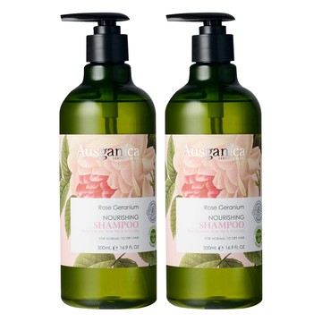 Ausganica 澳潔蕬 頂級有機成份玫瑰天竺葵保濕洗髮精  500ml  2件