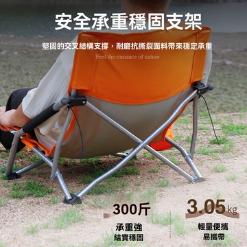 戶外午休 休閑躺椅 日光浴沙灘躺椅 野營便攜式折疊椅 旅遊高背釣魚椅