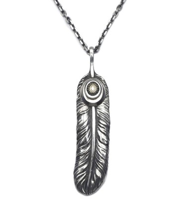 Eagle Feather Flake Necklace