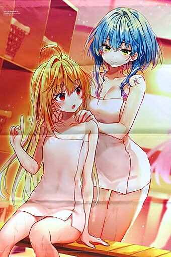 [單品]Komari&Ville新插圖B2掛畫右Novell緊閉吸血公主的煩惱第6卷Melonbooks限定版捆綁特典