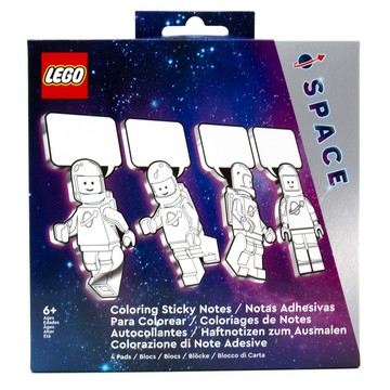 LEGO 太空人著色便利貼