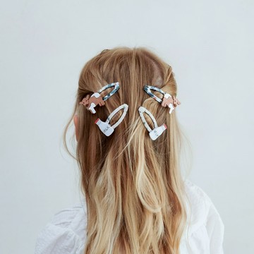 英國Mimi & Lula_AW24_鄉村家園-乳牛滴答夾4入