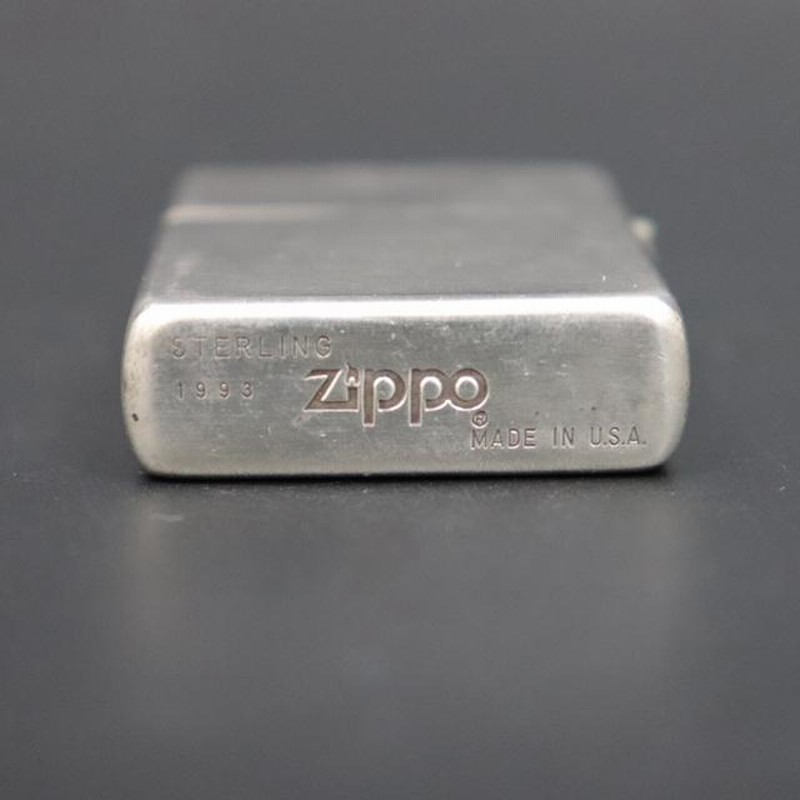 e12893 即決 本物 ZIPPO ジッポ ライター STERLING SILVER 