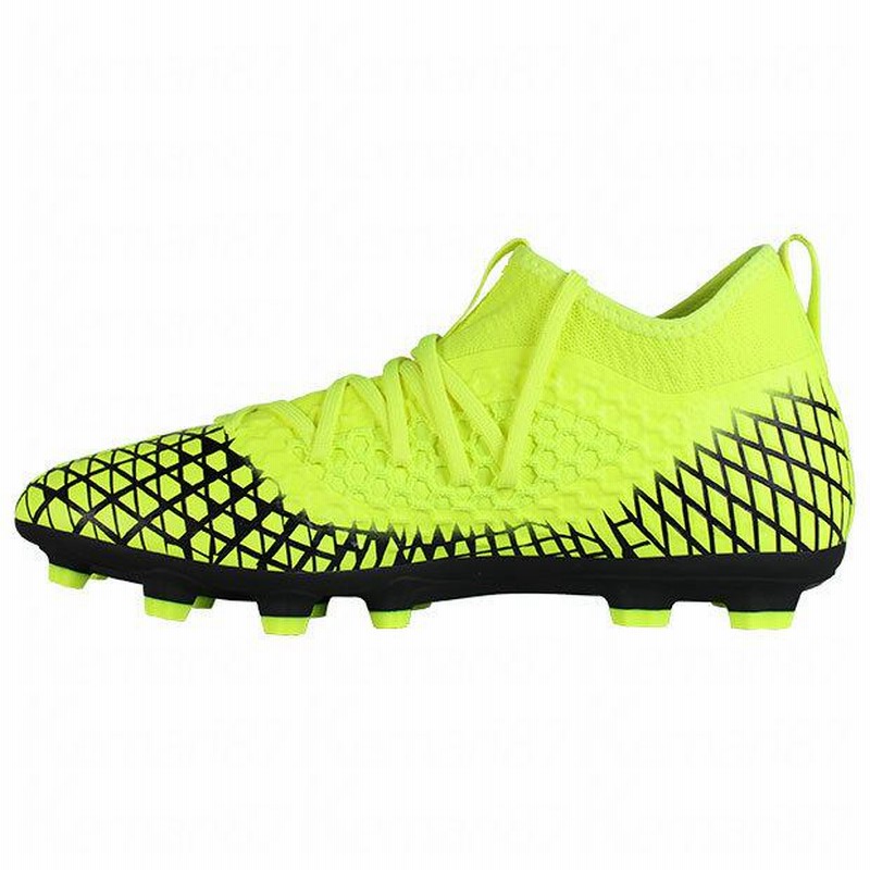 NETFIT FUFURE サッカースパイク PUMA 黄 PUMA プーマ フューチャー 5.2 NETFIT HG(イエロー×ブラック