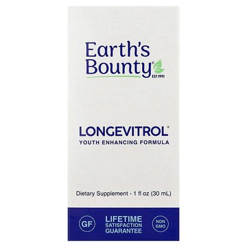Earth's Bounty, Longevitrol®，年輕優化配方，1 液量盎司（30 毫升）