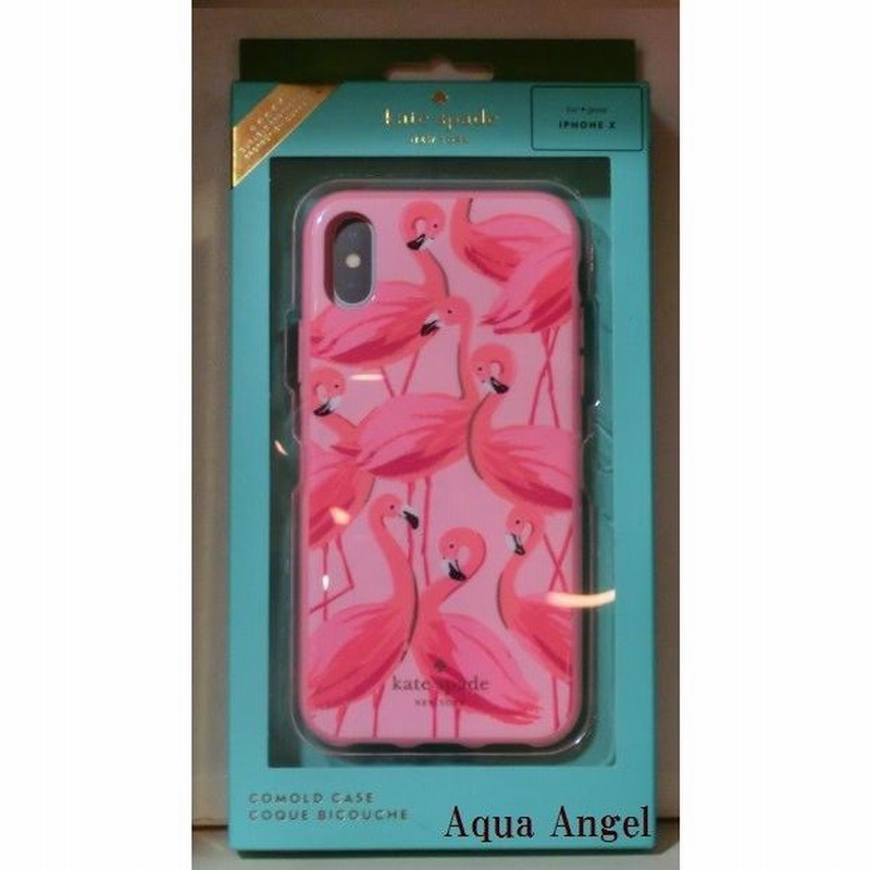 ☆ケイトスペード Kate spade PAINTED FLAMINGOS iphone X/Xs ケース 