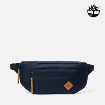 Timberland官方旗艦 中性深寶石藍休閒斜背包|A61HK433