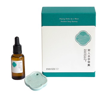 Stories 故事香氛｜Concept 05. 宋人水亭琴興 精油擴香石香氛禮盒 (靜謐木香)