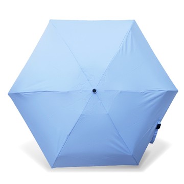 【傘電俠】極速快乾 桃皮 超超撥水抗UV - 口袋傘-水藍色