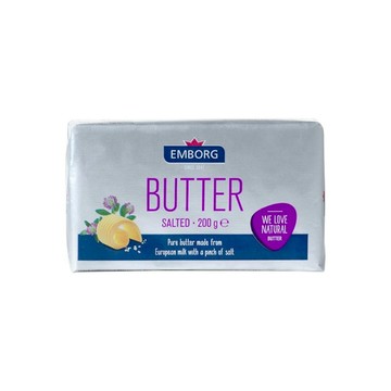 [家速配]EMBORG奶油-有鹽80%-200g