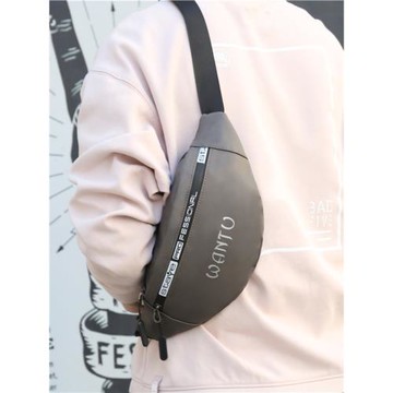 斜挎包男款潮牌潮流胸包男士背包腰包運動單肩包女手機男生小挎包