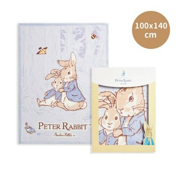 奇哥 Peter Rabbit比得兔 幼兒輕量棉柔毛毯禮盒 100x140cm(2款可選)★衛立兒生活館★