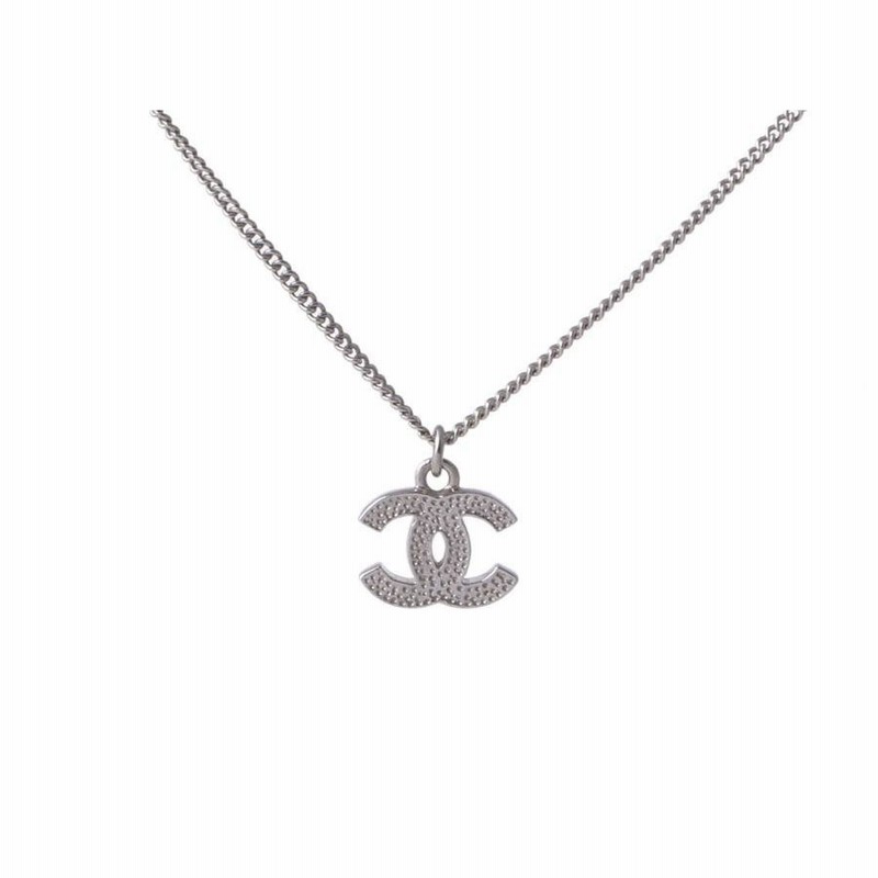 シャネル CHANEL ロゴネックレス ココマーク ラインストーン 11年  