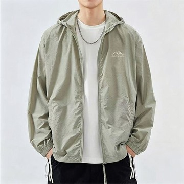 男款透氣防曬衣 抗UV 夏季超輕薄速幹外套男戶外通勤防曬衣男款青年防曬服外穿0818