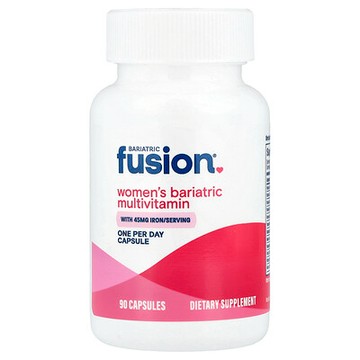 Bariatric Fusion, 女性多維生素，含鐵，90 粒膠囊