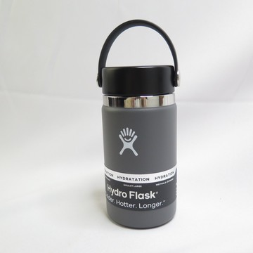 Hydro Flask 寬口真空保溫鋼瓶 12OZ 不鏽鋼 HFW12BTS010 石板灰 送水瓶刷