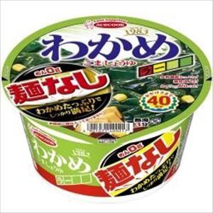 送料無料 エースコック わかめラー　麺なし　ごま・しょうゆ 20g×12個