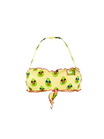 MC2 Saint Barth Bandeau Top Avocado Print