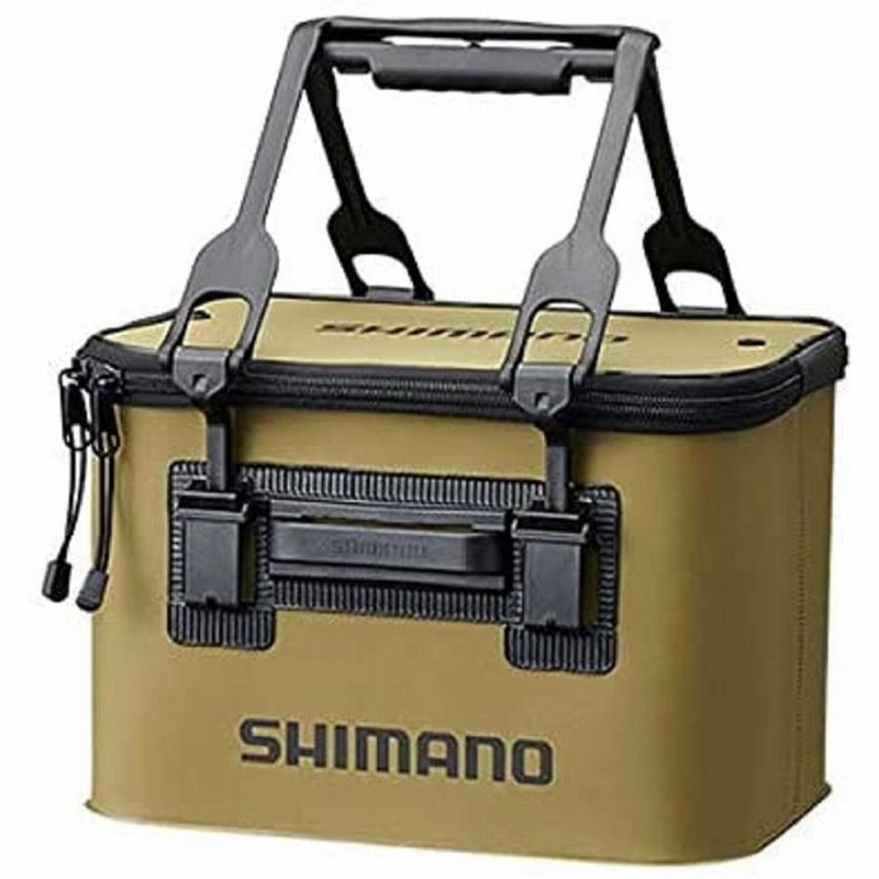 シマノ 釣り用バケツ・バッカン バッカンEV 40cm カーキ BK-016Q | LINEショッピング