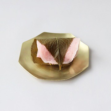 黃銅八角餐盤 小皿 點心盤