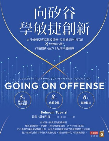 【電子書】向矽谷學敏捷創新：史丹佛轉型專家親授微軟、亞馬遜等矽谷巨頭8大致勝心態，打造創新、活力十足的卓越組織