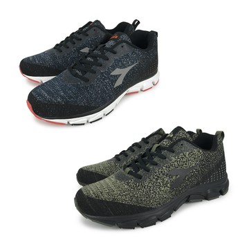 男款-DIADORA輕量針織慢跑男鞋71312藍/71313綠