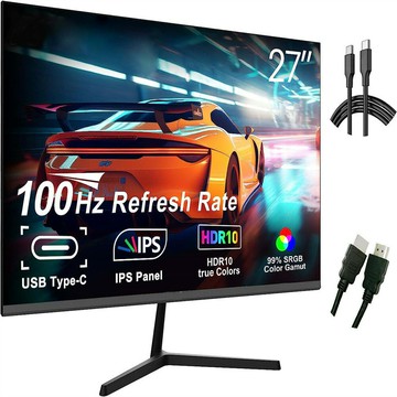 跨境批發24英寸2K180Hz電腦顯示器27寸電競高清27寸超薄IPS曲面屏【宜家良品百貨】