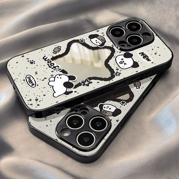 適用於蘋果17promax手機殼新款鏡面iPhoneAir女16可愛15小衆14/13