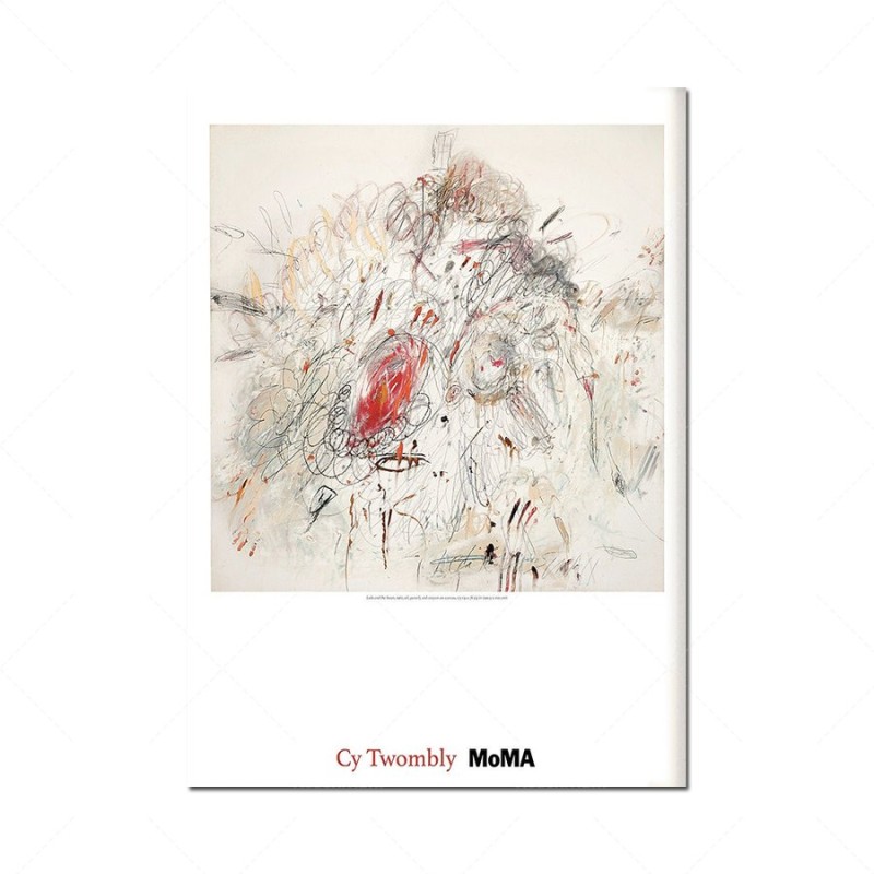 スウェーデン限定 画家『サイ・トゥオンブリー Cy Twombly』ポスター