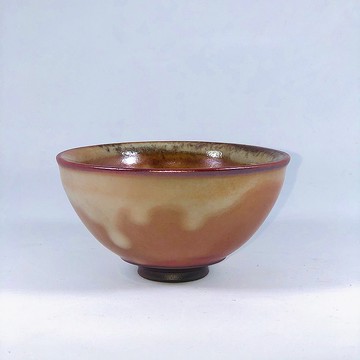 【唯一手作】柴燒 志野茶碗JC063