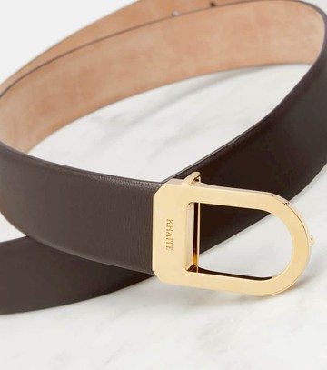 Khaite Saddle 30mm leather belt