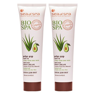 Sea of Spa 酪梨蘆薈抗裂腳霜 100ml 舒緩敏感 滋潤保濕  2條  1件