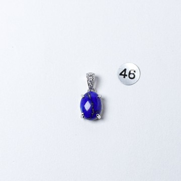 文昌智慧 | 青金石 清晰專注 考試讀書 天然石項鍊 925純銀 4AB05-46