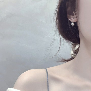 925銀針網紅韓國超仙短款個性耳墜女耳環新款耳飾耳釘耳環女秋冬