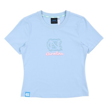 NCAA 短T 藍 UNC 霓虹 基本款 短袖 女 7622101082