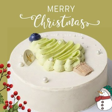 【貝蕾麥麥】藍莓之森 聖誕蛋糕(聖誕節快樂/摩羯座生日快樂/祝福禮物)