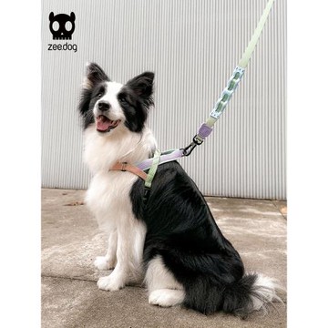 Zeedog狗狗胸背牽引可調節防爆沖中大型犬柯基邊牧金毛杜賓胸背帶