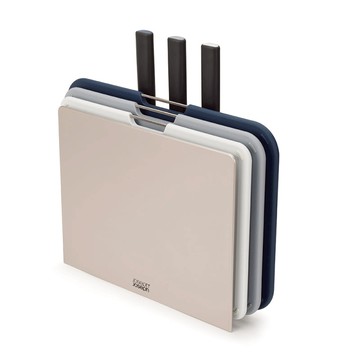 Nest系列 砧板刀具六件組-灰藍 Nest系列 砧板刀具六件組-灰藍