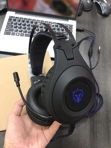 跨境Battle tron發光帶麥頭戴式雙梁有線3.5耳機游戲聽聲辯位語音【北歐家居生活】