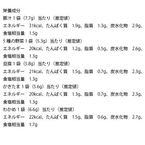 (永谷園　毎日のおみそ汁　豚汁入り　5種のバラエティーセット　10袋入×8個×2セット