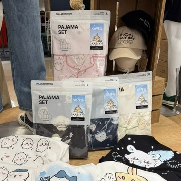 台現&SPAO x 吉伊卡哇 短袖睡衣 25新款 情侶睡衣 居家服 Chiikawa聯名款 涼感睡衣組合 烏薩奇 小八貓