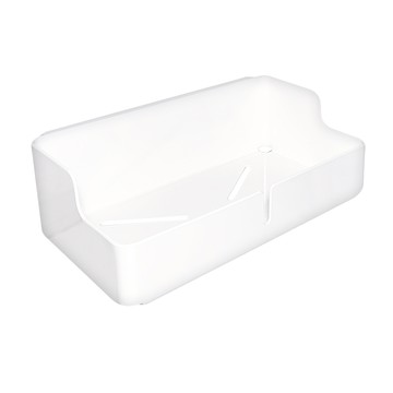 Easy Cleaning Solution 潔田屋 潔白系列 置物架 尺寸規格: W24.8cm*D13cm*H7.5CM 承重4KGS  白色  1個