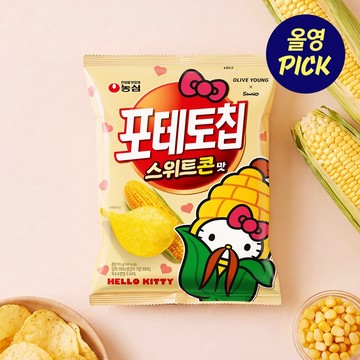 [Sanrio EDITION] Nongshim HELLO KITTY Potato Chip Sweet Corn 95g