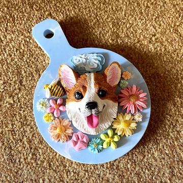 【禮物客製】狗頭君s 擴香石吊飾 I 磁鐵I 各種狗狗頭陸續登場