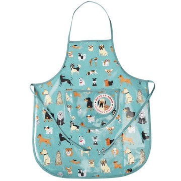 英國 Rex London - 幼兒/兒童防潑水畫畫衣 繪畫衣 料理圍裙 烹飪圍裙 烘焙圍裙 工作圍裙-萌狗樂園