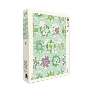 雷諾瓦拼圖文化坊/花團錦簇/1008片/林務局/璀璨雷射