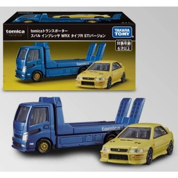 kiwi玩具屋_現貨 TOMICA PREMIUM 載運車 速霸陸 IMPREZA WRX TYPE_01918403