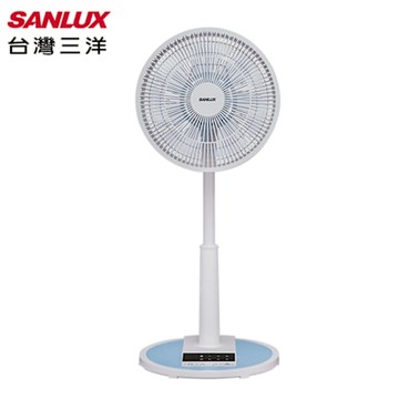 SANLUX台灣三洋12吋微電腦自然風遙控立扇(藍色) EF-T12AJ1