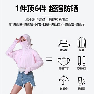 防曬衣女2022新款夏季薄款透氣防紫外線冰絲釣魚防曬服超薄外套潮
