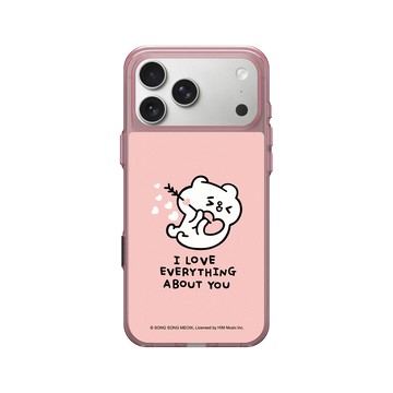 iPhone 17 Pro Max Clear (相機按鈕) 晶醺玫 - 爽爽貓 Song Song Meow by SECOND - I Love everything about you (hug版)